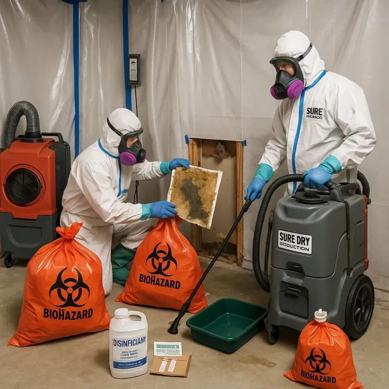 Contaminated Water Handling Protocols process in Harrison County, MS